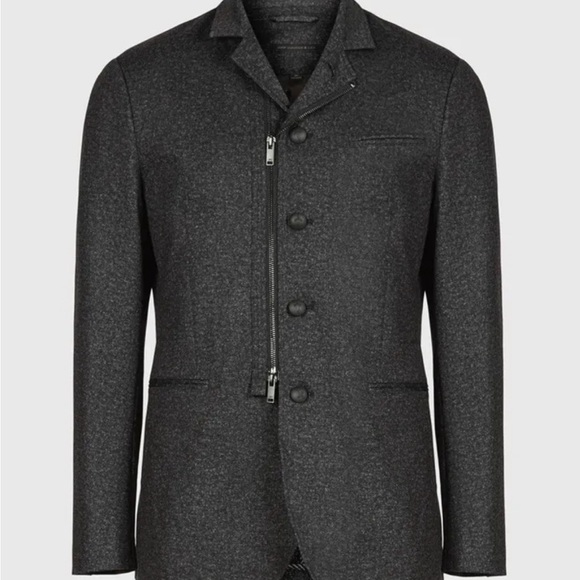 John Varvatos Waverly Zipper Button Jacket. Size 42 - Picture 5 of 11